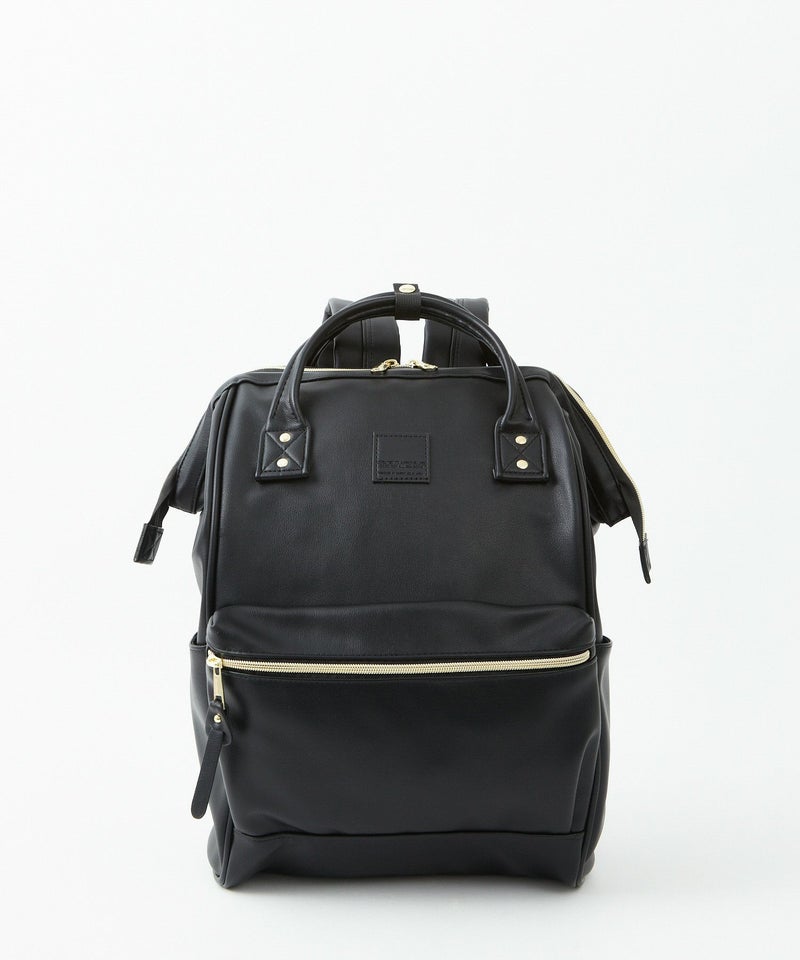 Japanese Lotte Backpack Mouth Gold Leather Travel Backpack Women'S Bag Student Bag Bags Middle Ages Backpack - Image 1
