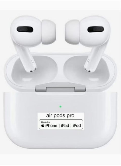 White air pods Pro with Lightning Charging Case