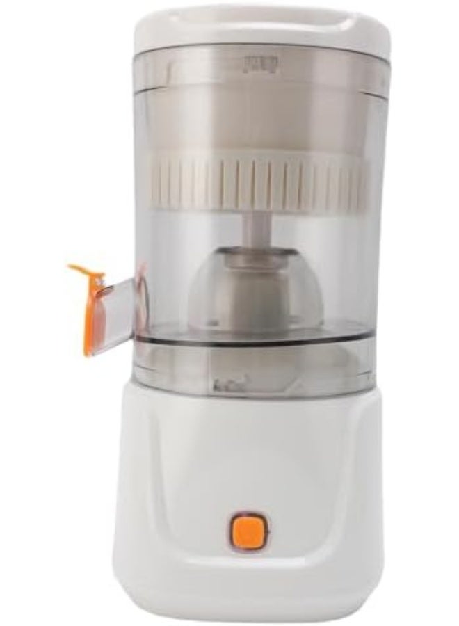 Electric Juicer with Quiet Operation, Compact and Rechargeable Juicer for Home and Travel – ABS Material, White - Image 1
