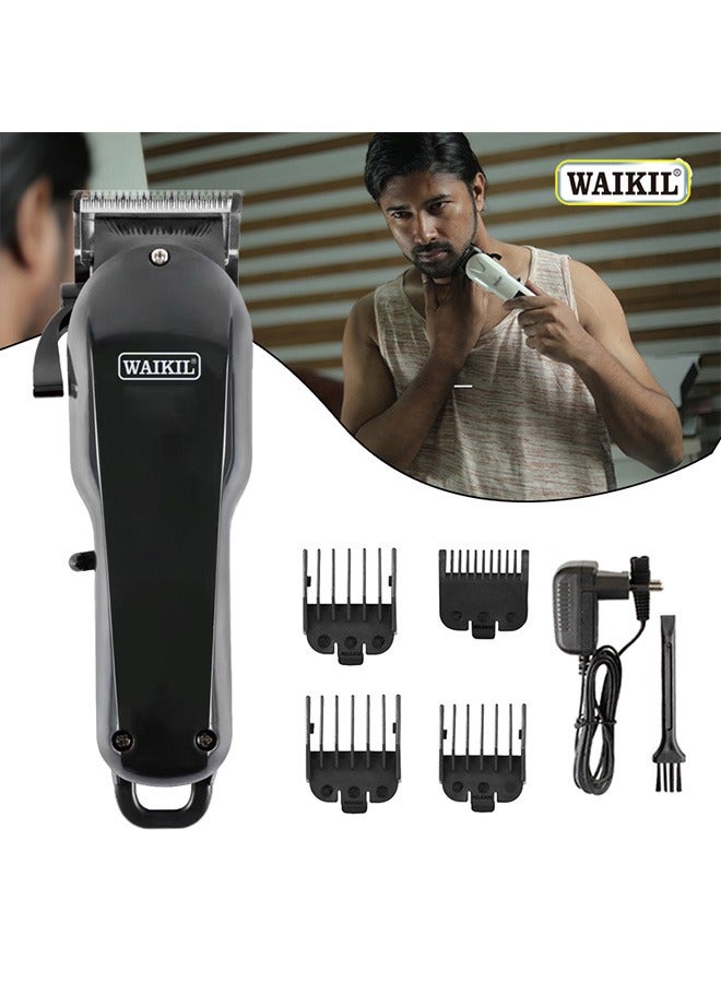 WAIKIL Cordless Hair Clippers The Cutter Head Can Be Disassembled And Washed Hair Accessories Black - Image 5