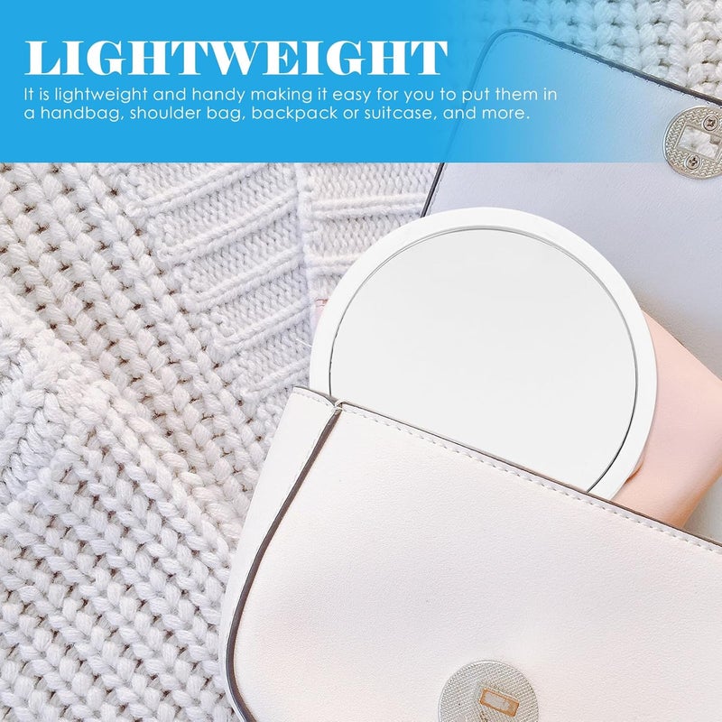 Uonlytech Nail-Free 15x Magnifying Cosmetic Mirror with Triple Suction Cups 6.4 Inch Round Single Side Makeup Mirror for Home and Travel Use White - Image 5