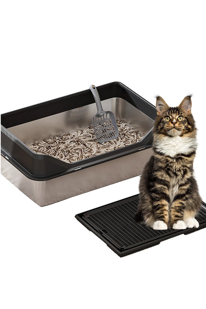 كيدل الأبحاث المتعلقة ب غير القابل للصدأ مربع القمامة القط - Image 1