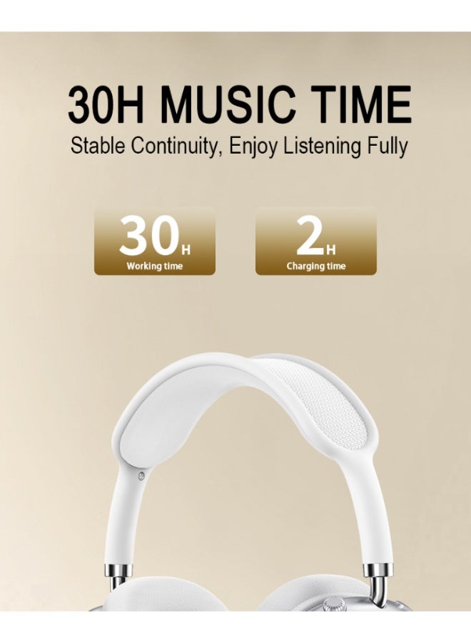 AKZ The MAX600 wireless ear-hook Bluetooth headphones feature an RGB display and card reader, ultra-long battery life, and are ideal for sports. - Image 5