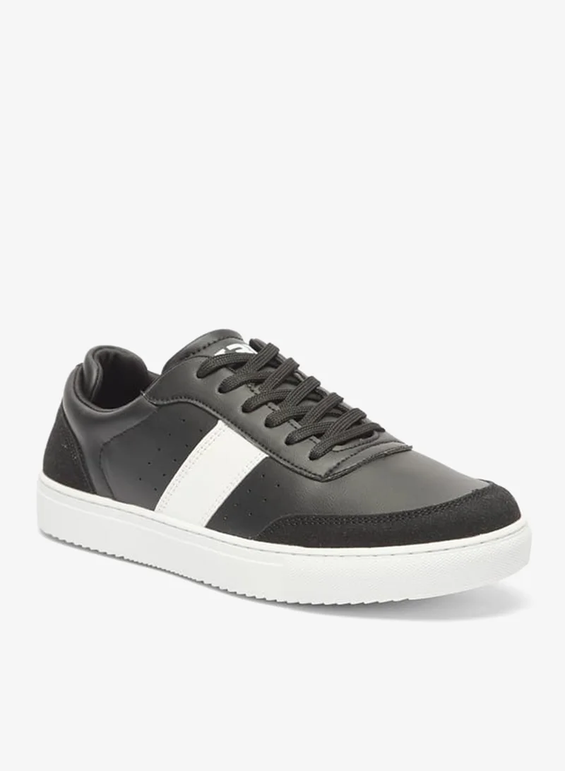 LBL by Shoexpress Men Panelled Lace-Up Sneakers