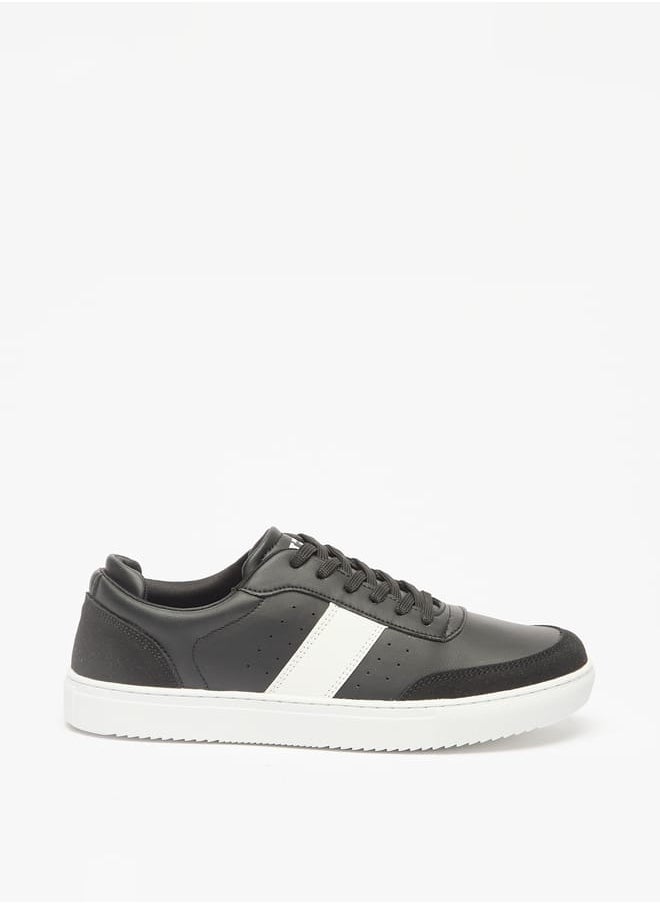 LBL by Shoexpress Men Panelled Lace-Up Sneakers  - Image 4