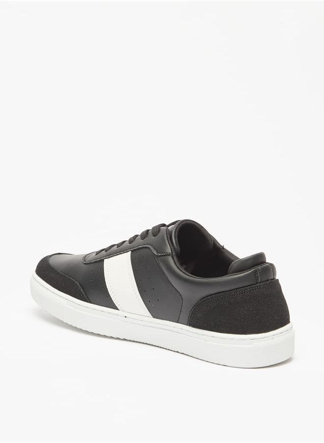 LBL by Shoexpress Men Panelled Lace-Up Sneakers  - Image 3