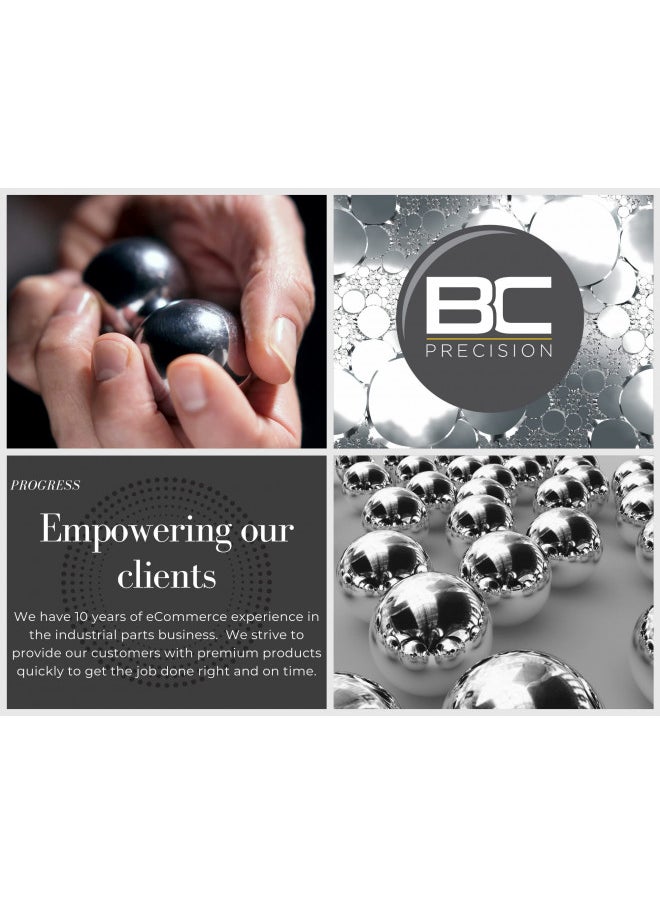 BC Precision Two 1-1/4" Inch Chrome Steel Bearing Balls G25  - Image 3