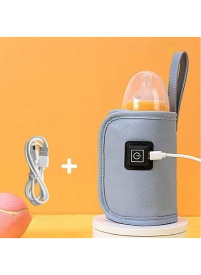 سخان رضاعة أطفال USB محمول ذكي – 3 مستويات حرارة، تسخين سريع ومتساوٍ، مناسب لجميع زجاجات الرضاعة، مثالي للسفر والسيارة والمشاوير اليومية - Image 3
