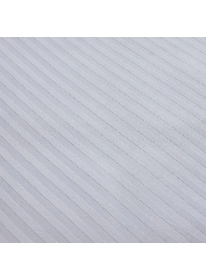 هوم بوكس شرشف سرير هاملتون ساتان مخطط مقاس 180 × 200 × 36 سم