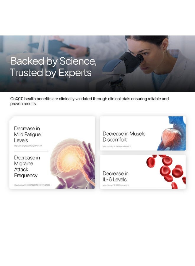 Decode Age CoQ10 100mg, Coenzyme Q10 with Piperine, 99% Pure, Higher Energy Levels, Antioxidant, Healthy Heart, 60 Veg Capsules - Image 4