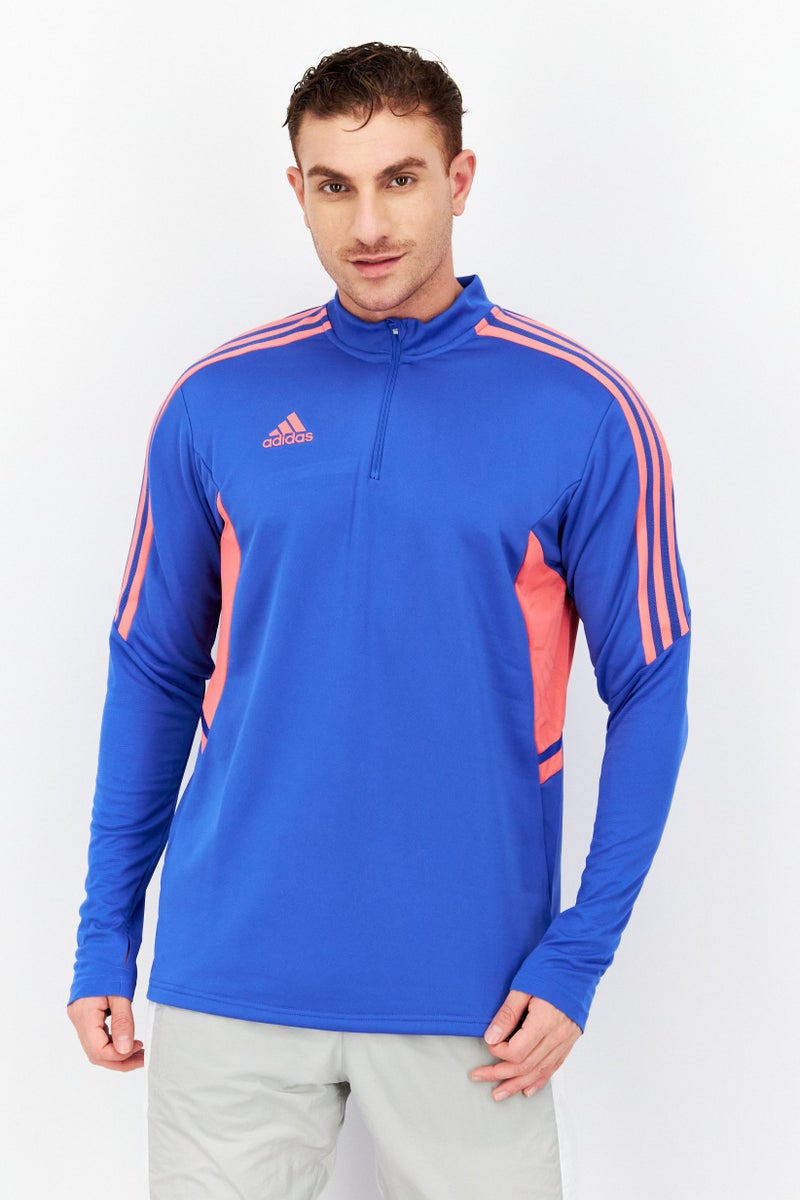 Adidas Men Sportswear Fit Long Sleeve Track Jacket , Blue  - Image 1