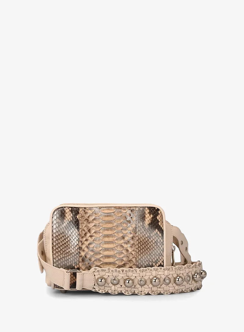 Carmen Steffens  Silver Python Bag for Women | Best Price UAE