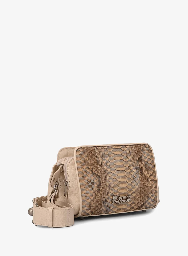 Silver Python Bag