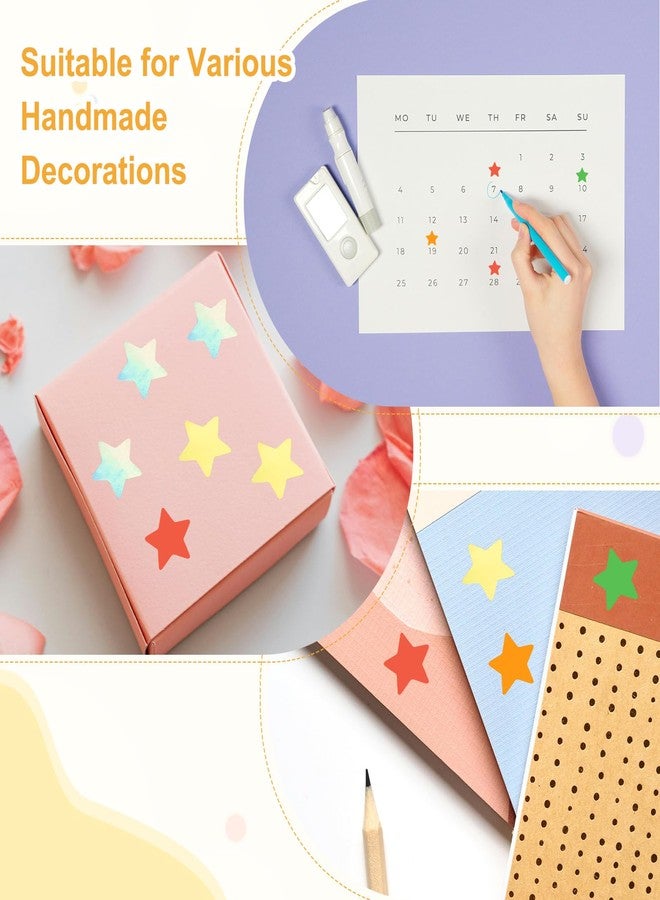 PATIKIL Star Stickers Roll 3/4", 500 Pcs Self-Adhesive Reward Stickers Star Labels for Behavior Chart Classroom Teacher Supplies and DIY Craft, White - Image 5