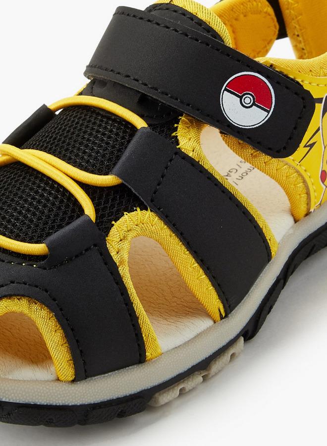 Pokemon Boys Printed Hook & Loop School Sandals - Image 4
