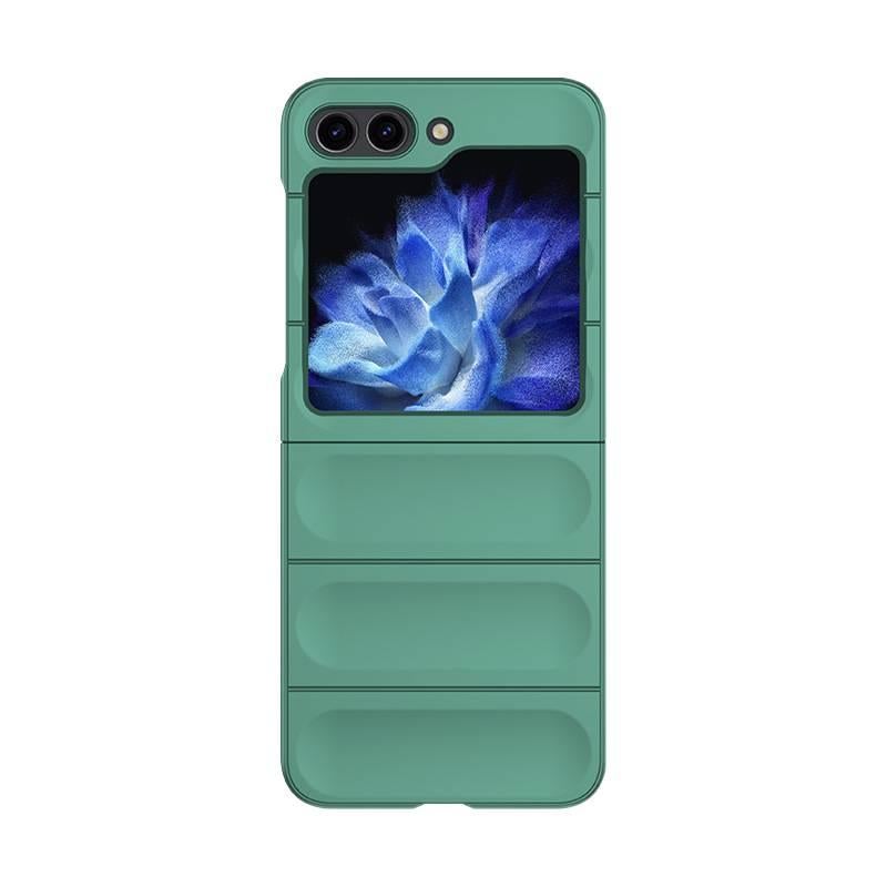 غطاء واقي | مقاومة بصمات الأصابع | مقاوم للصدمات لـ Samsung Galaxy Z Flip 5 | أبيض PC - Image 3