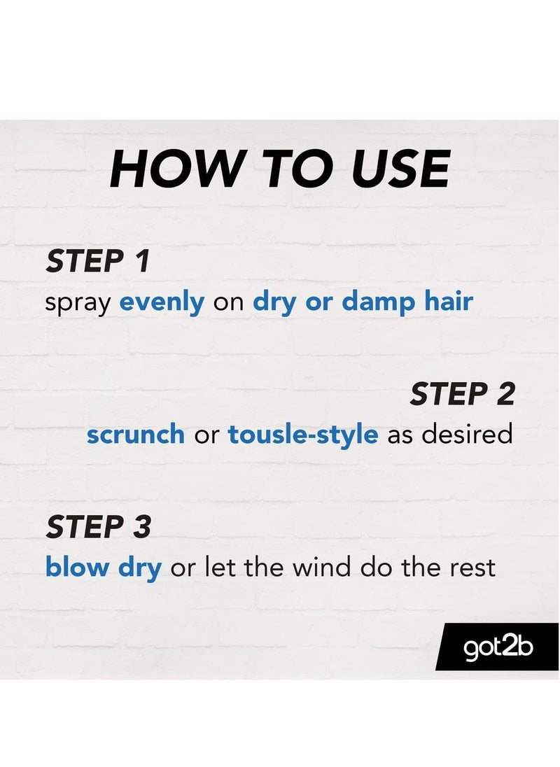 Got2b - Schwarzkopf Got2B Beach Matt Texturizing Salt Hair Spray 200ml - Image 1