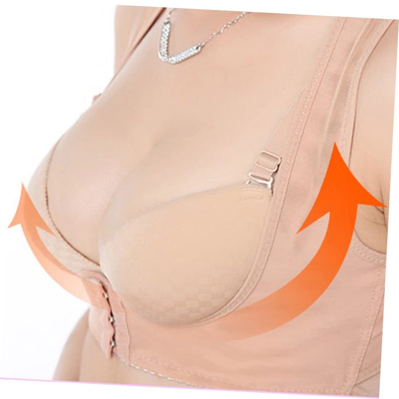 Women Posture Brace for Hunchback Relief Comfortable Skin-color Chest Support for Better Alignment for Daily Use and Hours of Sitting - Image 3