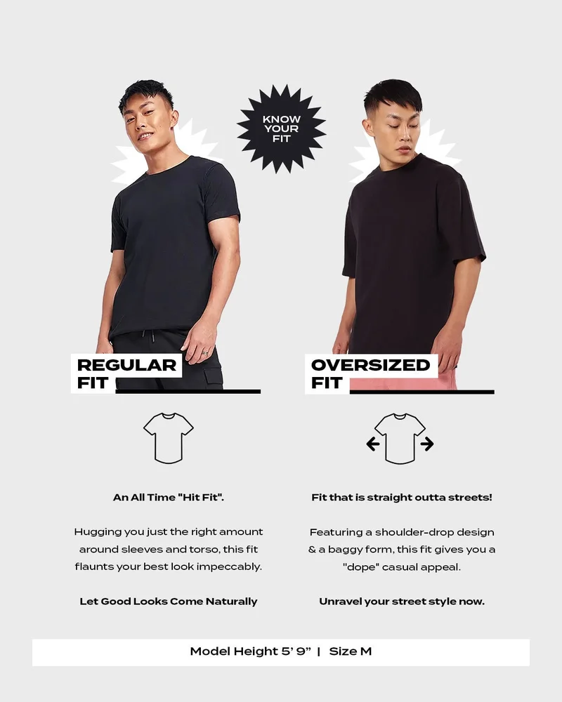 bewakoof  Men's White Lost in Nowhere Graphic Printed Oversized T-shirt  | Best Price UAE
