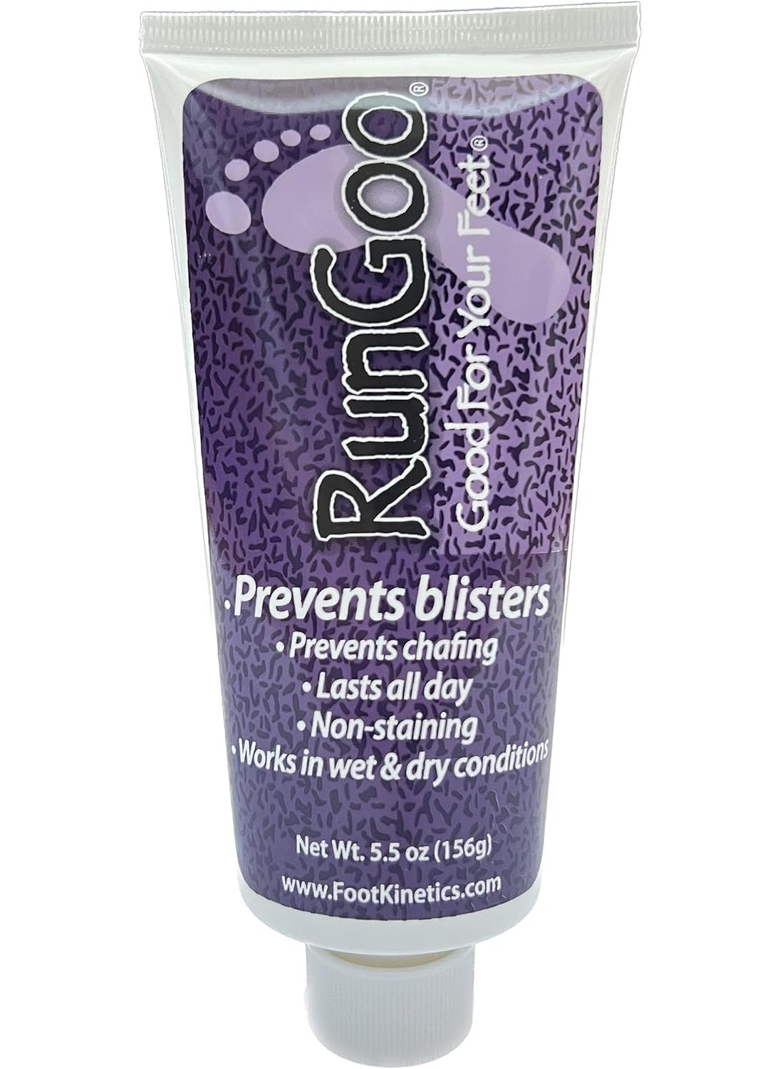 Foot Kinetics RunGoo Blister Prevention Cream Specifically Formulated for Feet (5.5 oz) 