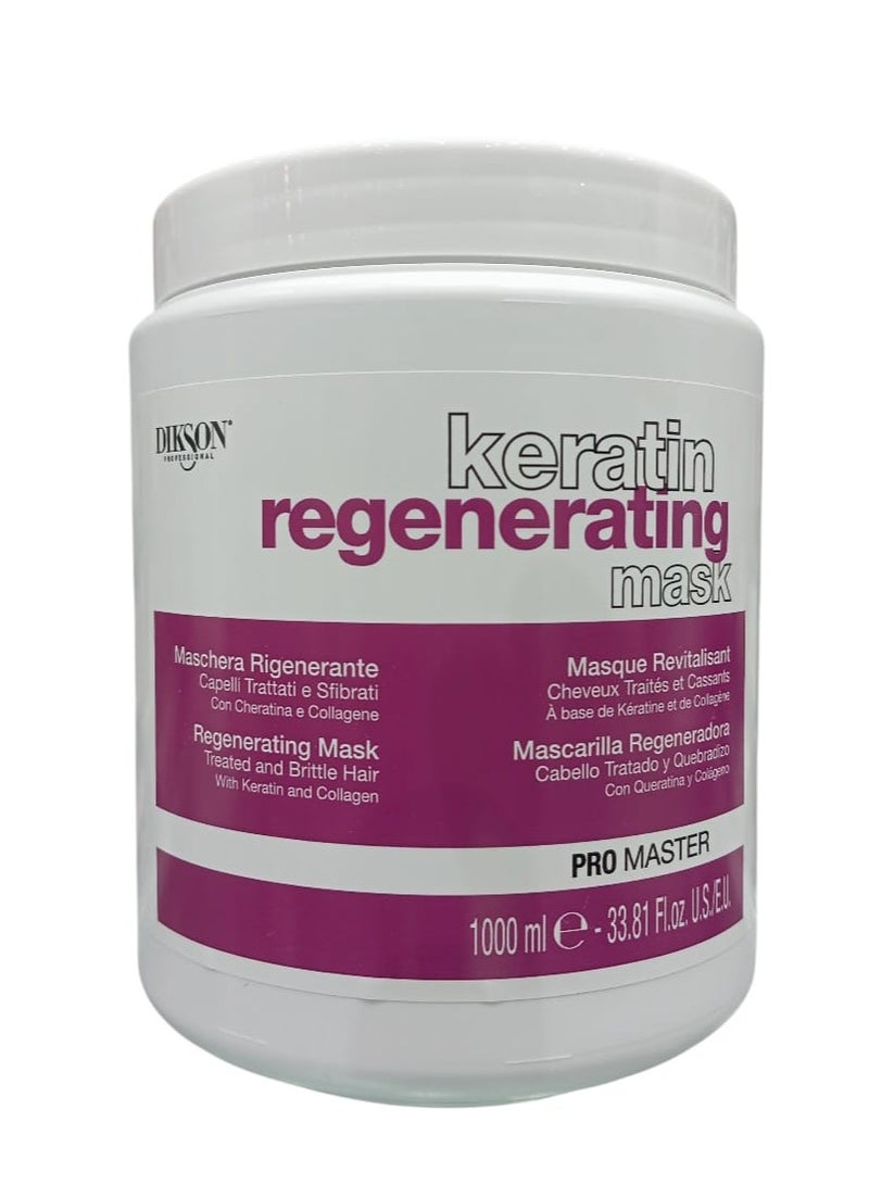 ديكسون DİXSON قناع للشعر المعالج كيميائيا والشعر المتقصف بالكيراتين والكولاجين 1000 مل