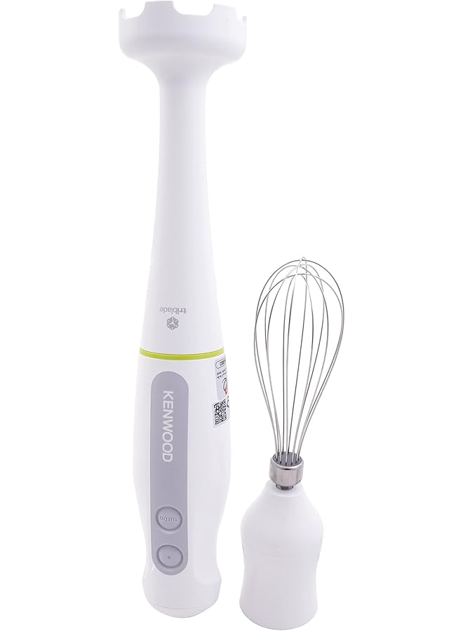 KENWOOD Hand Blender 600W 0.5L Adjustable Speed Control Plus Turbo Function Hdp102Wg White - Image 1