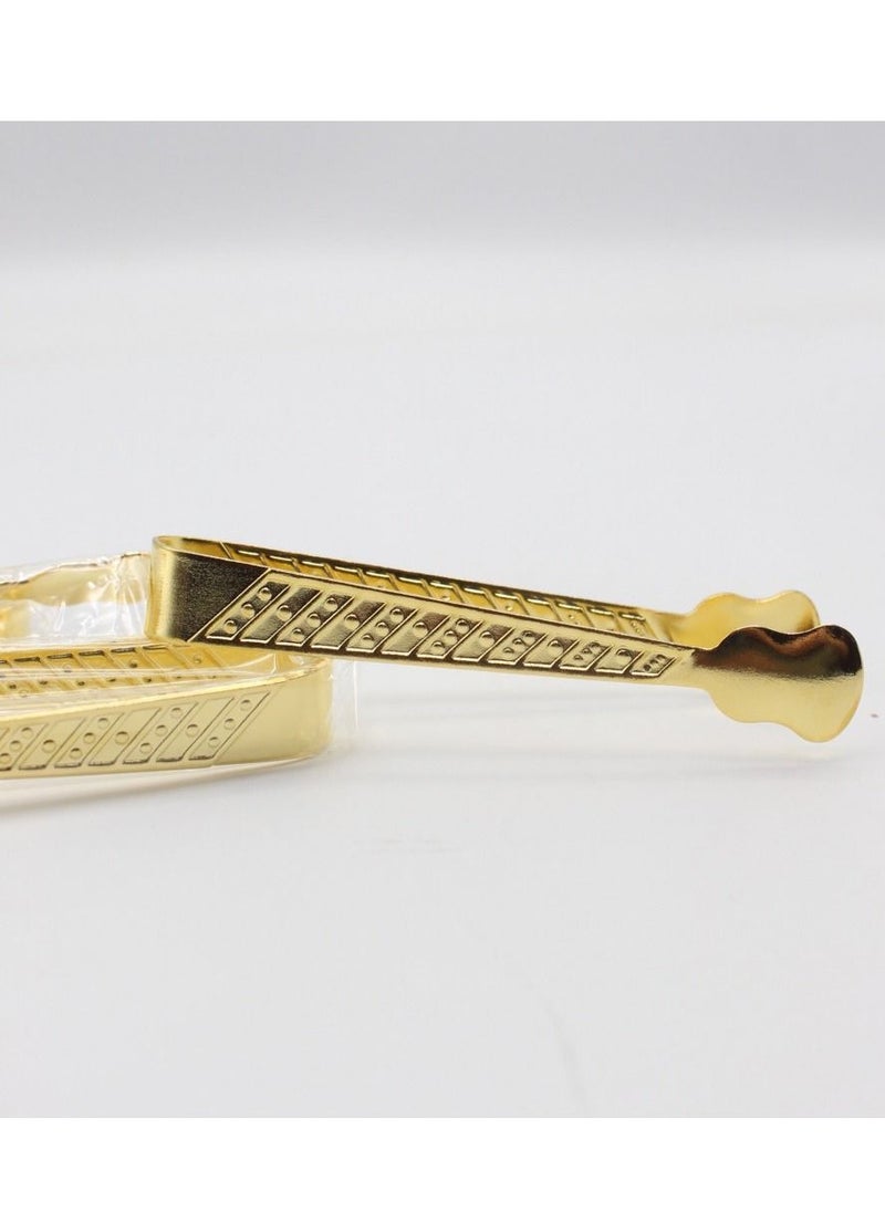 Creative Gold charcoal tongs for incense burner 1pc  - Image 1