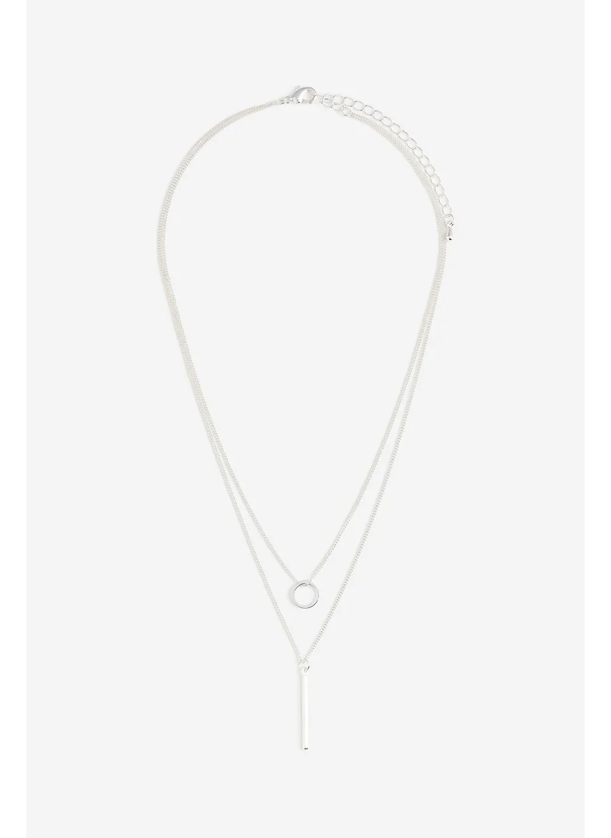 اتش اند ام Two-Strand Necklace