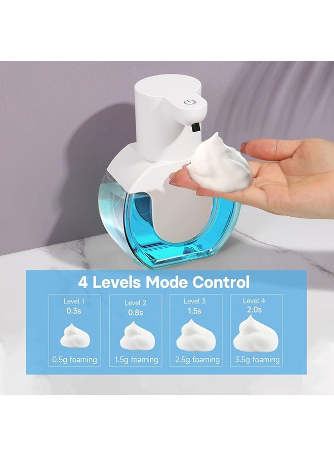 يلا جوي 14.2oz / 420ml عدم الاتصال التلقائي رغوة الصابون السائل ، قابلة للشحن الجدار شنقا ذكي موزع الصابون السائل ( حزمة 2 ) - Image 5