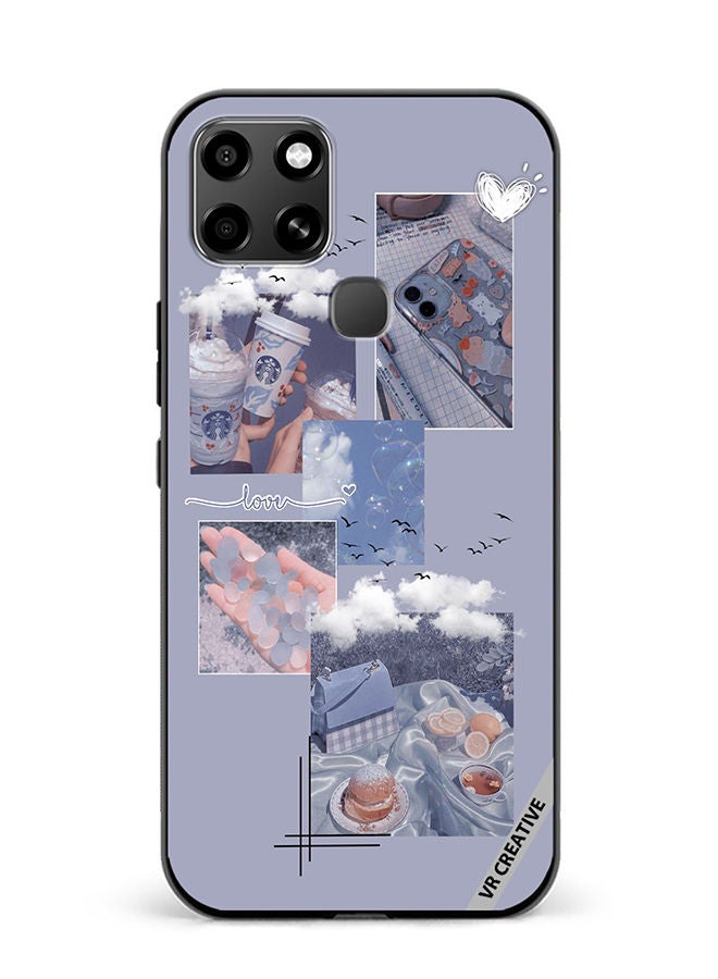 VR CREATIVE Protective Case Cover For Infinix Smart 6 Starbucks Design Multicolour - Image 1