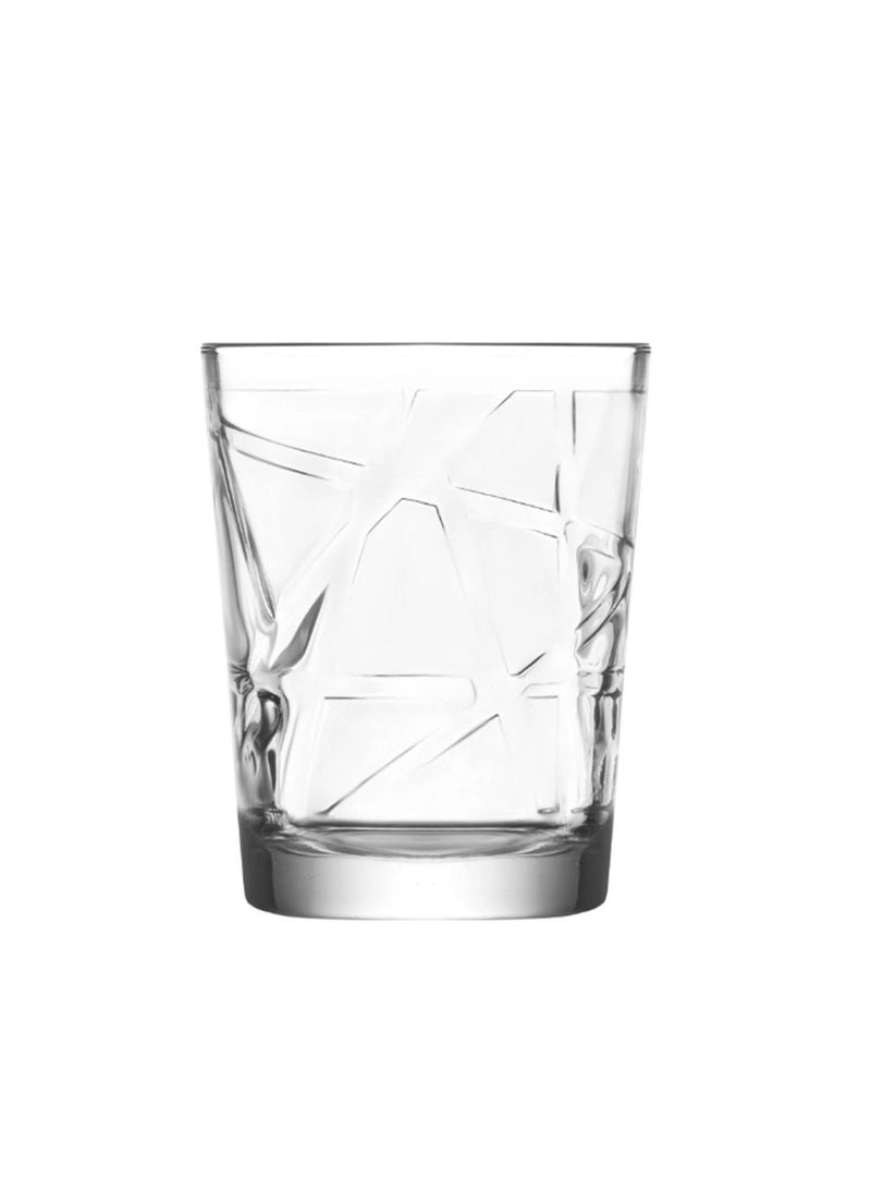 LAV 6 Pieces Line Water Glass Set 165 Ml - Clear - Image 1