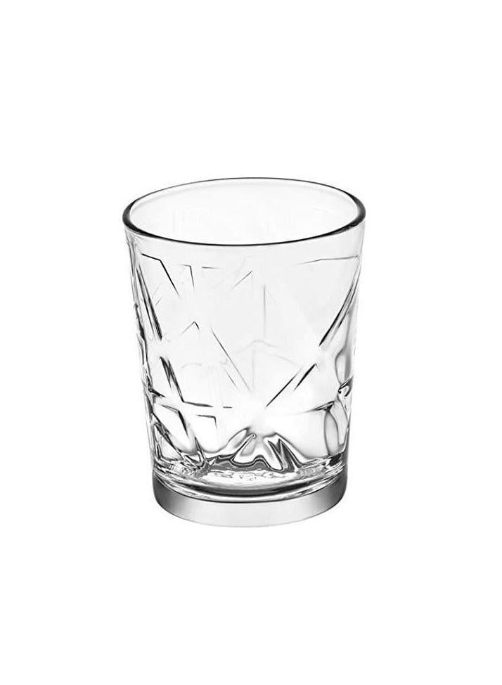 LAV 6 Pieces Line Water Glass Set 165 Ml - Clear - Image 2