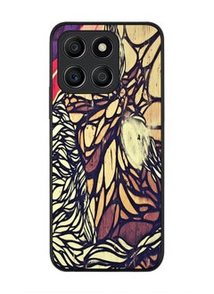 Stylizedd Rugged Black Edge Case for Honor X8b, Slim fit Soft Case Flexible Rubber Edges Anti Drop TPU Gel Thin Cover -  Wise Graffitti  - Image 1