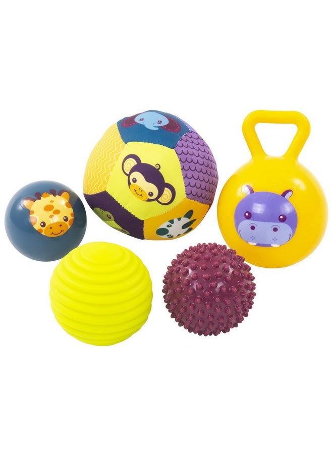 Hedstrom - Hedstrom Infant Sensory Balls, 5 Pieces, Multi - Color - Image 1
