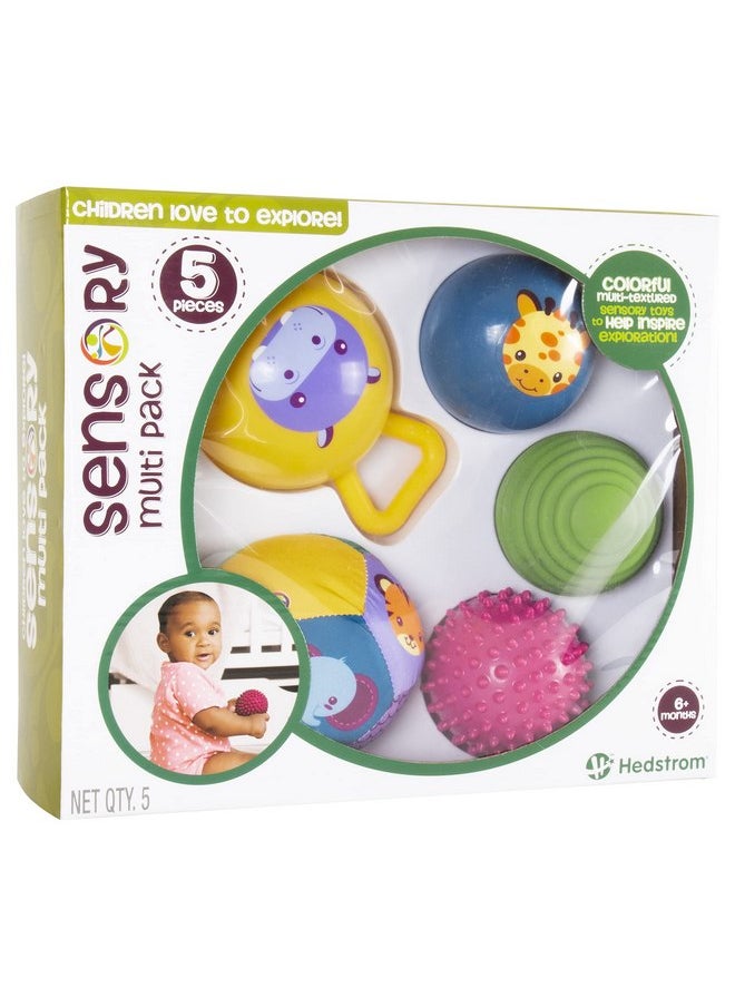 Hedstrom - Hedstrom Infant Sensory Balls, 5 Pieces, Multi - Color - Image 1