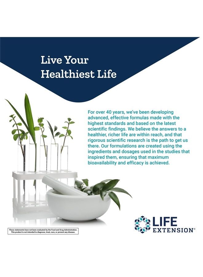 Life Extension مستخلص إيزوفلافون الصويا - مكمل مركز إيزوفلافون - يدعم صحة العظام والقلب والهرمونات - خالي من الغلوتين، غير معدل وراثيًا - 30 كبسولة نباتية - Image 4