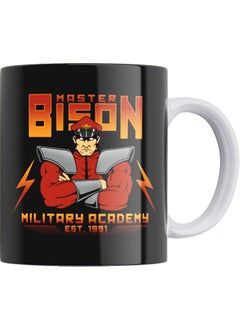 Remonz Street Fighter Mr. Bison Double Sided Printed White Porcelain Mug  - Image 1
