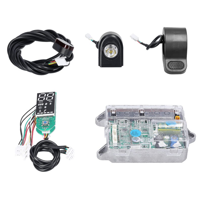 HUIOP Electric Scooter Motherboard Controller BT Digital Display with Accelerator Front and Rear Light Compatible with M365PRO Electric Scooters - Image 2