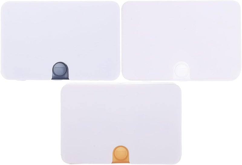 Portable Medicine Organizer 3pcs Small 6-Compartment Pill Box Set Detachable Compact Travel Storage Case for Purse Pocket Daily Medication Management - Image 1