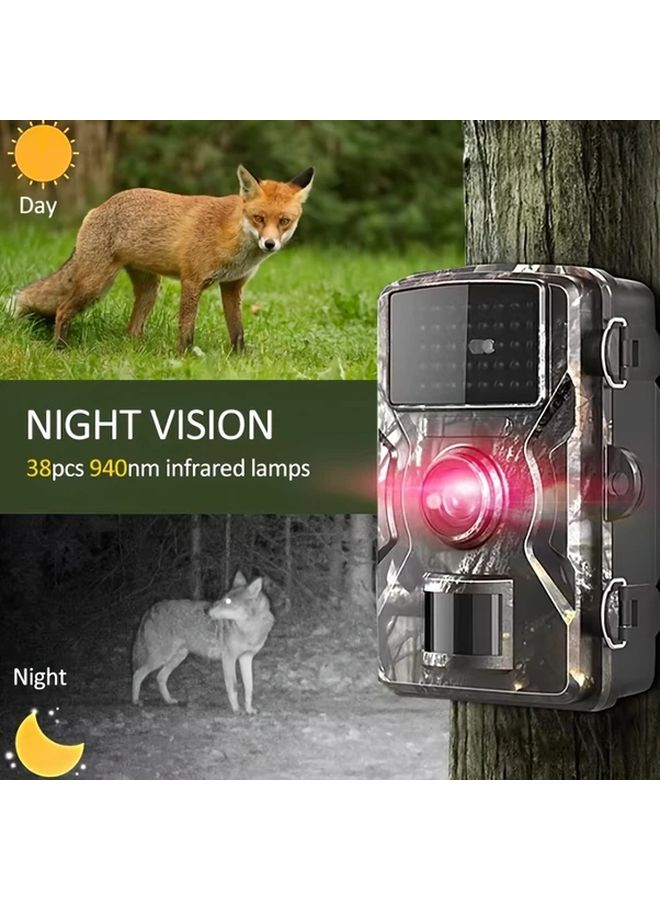 1pc Hunting Camera 1080p Wild Night Vision IP65 Battery Powered Surveillance Camera - Image 5