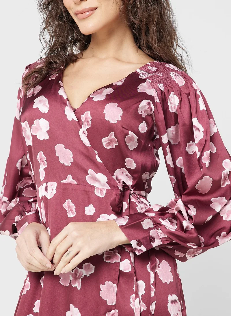 French Connection Floral Print Dress