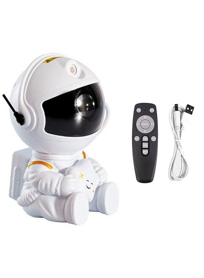 ELTRAZONE Starry Sky Laser Light Projector with Remote Control | White Star Edition Galaxy Projector for Bedroom, Living Room, Parties, and Home Décor | Adjustable Brightness, Timer, Rotating Nebula & Laser Effects | Ideal Night Light for Kids & Adults - Image 2