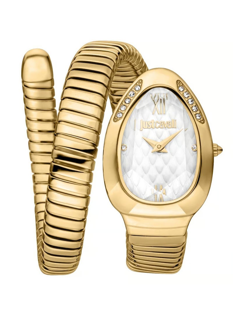 JC Just Cavalli Women's Gold Stainless Steel Watch, Gold Case | JC1L223M0025 - Image 1
