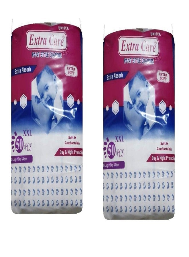Extra Care Pant Diaper XXL (100 Count) - Image 1