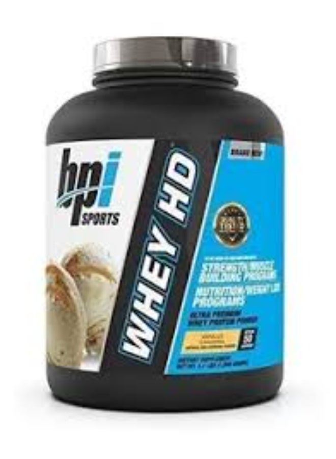 BPI SPORTS BPI WHEY HD Vanilla Caramel 50 Serving, 4.1LB