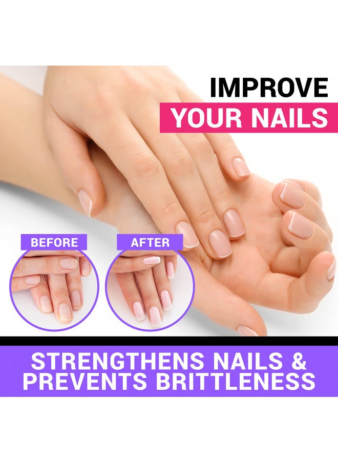 DR. MARTIN'S NUTRITION - DR. MARTIN'S NUTRITION Biotin 10000 mcg Enhanced with Vitamin D & E | 180 Count| for Healthy Hair, Skin & Nails | Energy Support | Vitamin B7 | Non-GMO | USA FORMULATED - Image 1