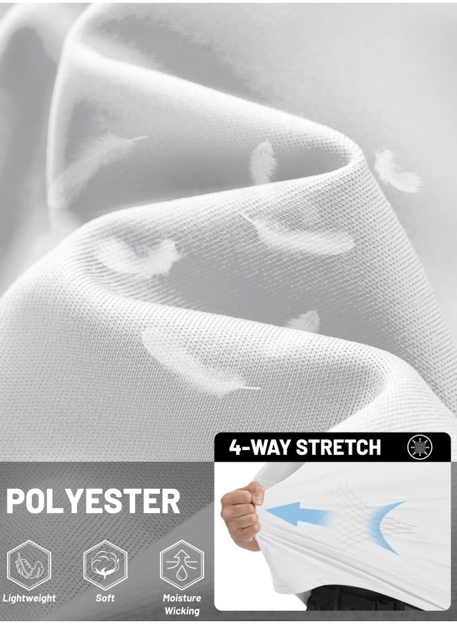 GGEROU Men's T-Shirt Short Sleeve Swimming Tops Sun Protection Outdoor Shirts Lightweight Sport Tee Shirt - Image 5