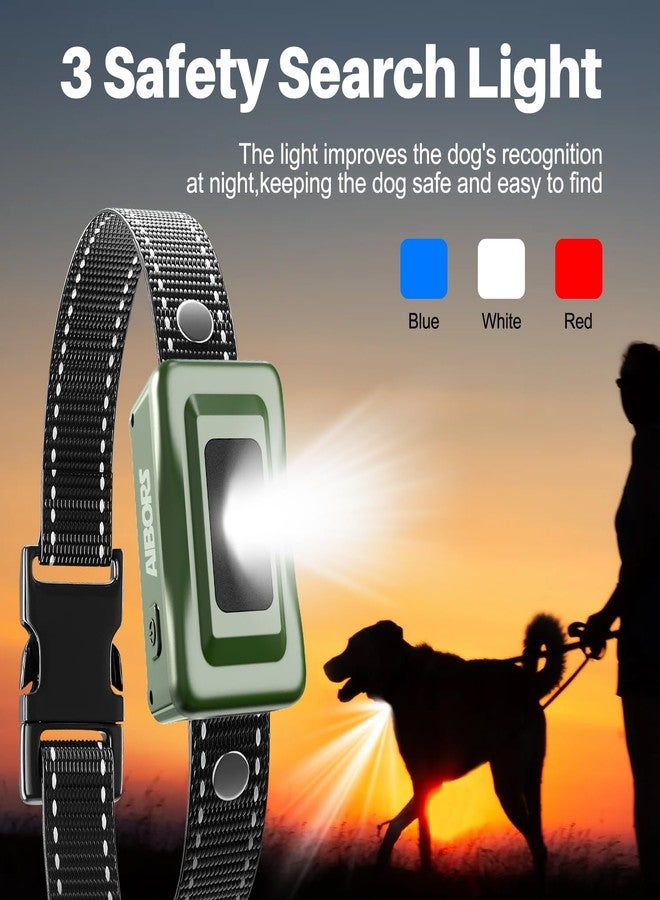 AIBORS Dog Shock Collar - 4300FT Dog Training Collar with Remote,Shock-Lock,Light for Night Walks, Innovative IPX7 Waterproof with 4 Training Modes, Rechargeable E-Collar for 8-150 LBS - Image 4