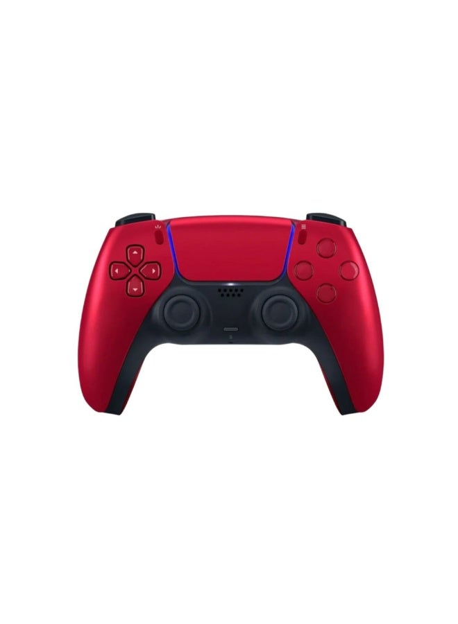 Start Game Game Controller Compatible with PS5 and Computers Modified with Clacat and Gear Magnetic - Volcanic Red - Special Edition - Image 1