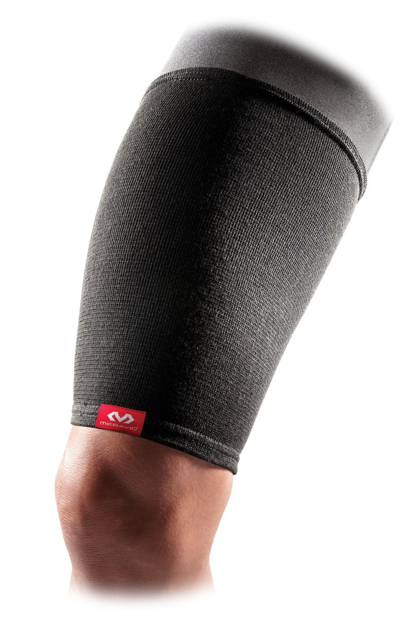 McDavid Adult Level 1 Thigh Sleeve/Elastic, Small, Black - Image 1